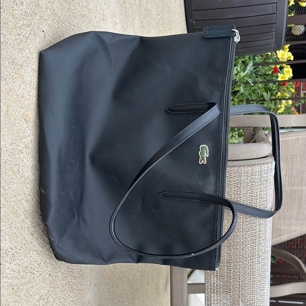 Lacoste Black Shoulder Bag